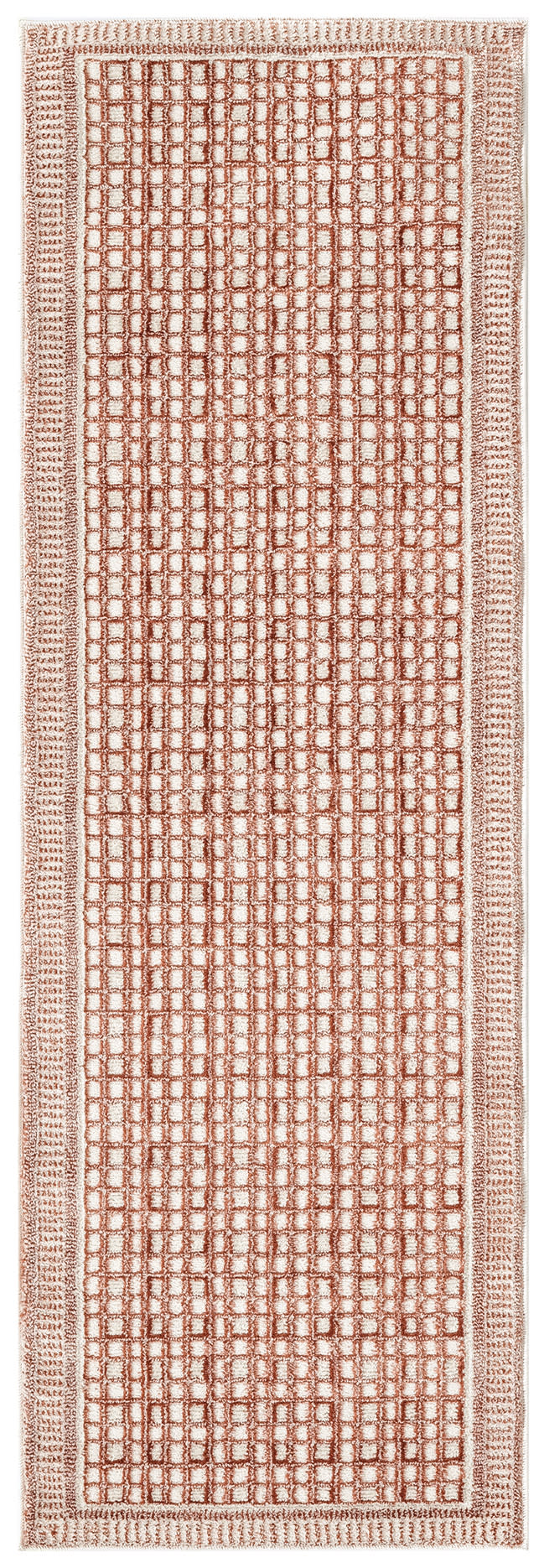 Nourison Home Nordic NRC03 Brick Ivory Contemporary Power-loomed Rug