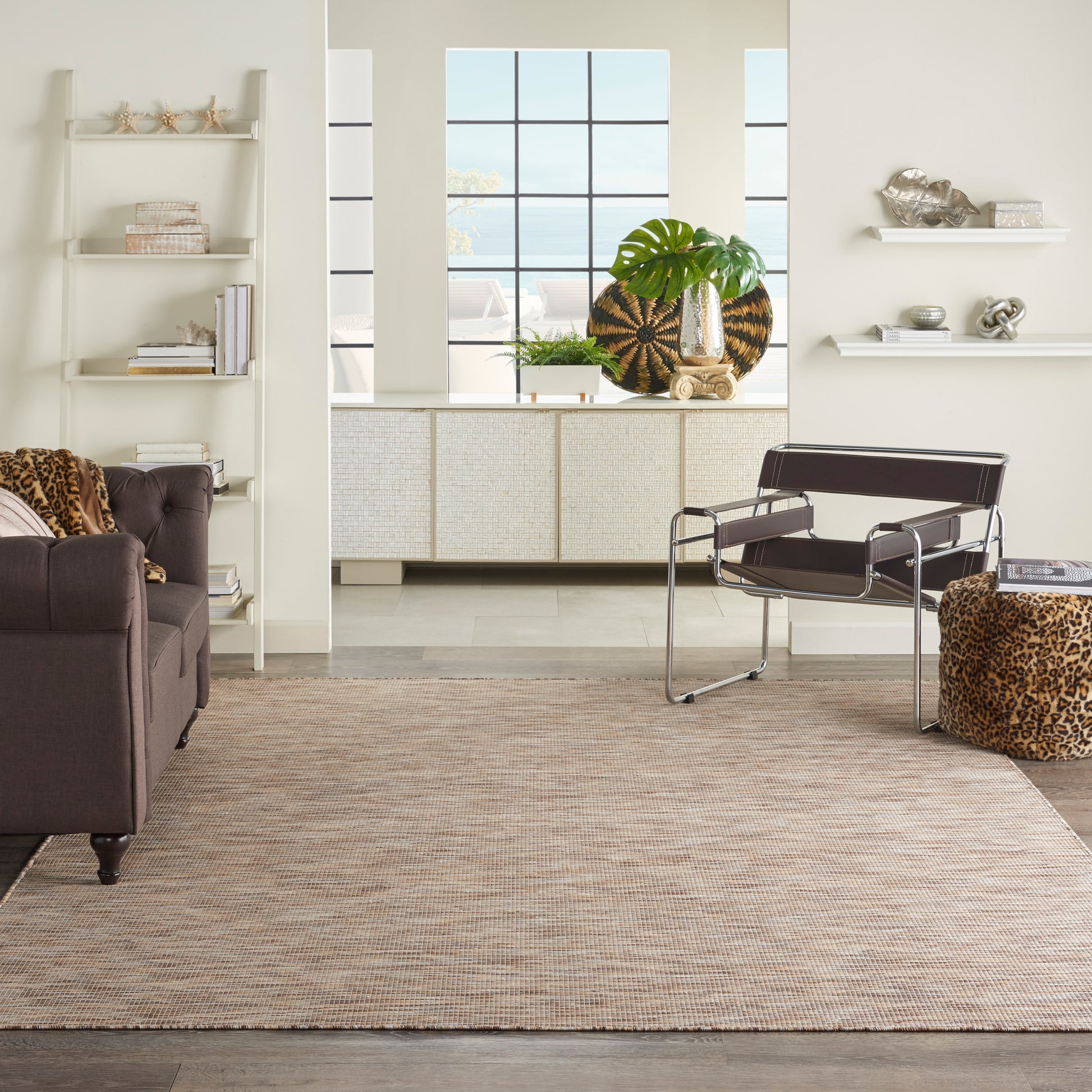 Nourison Home Positano  Beige  Contemporary