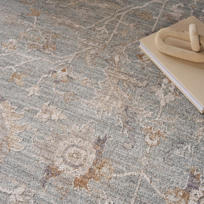 Nourison Home Infinite  Blue Ivory  Traditional