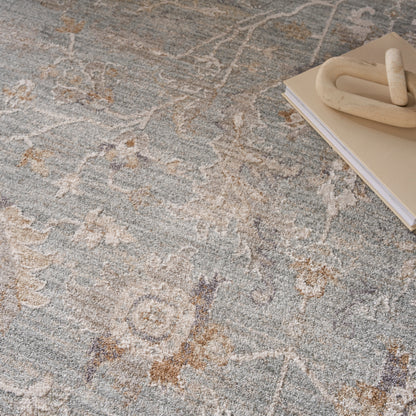 Nourison Home Infinite  Blue Ivory  Traditional