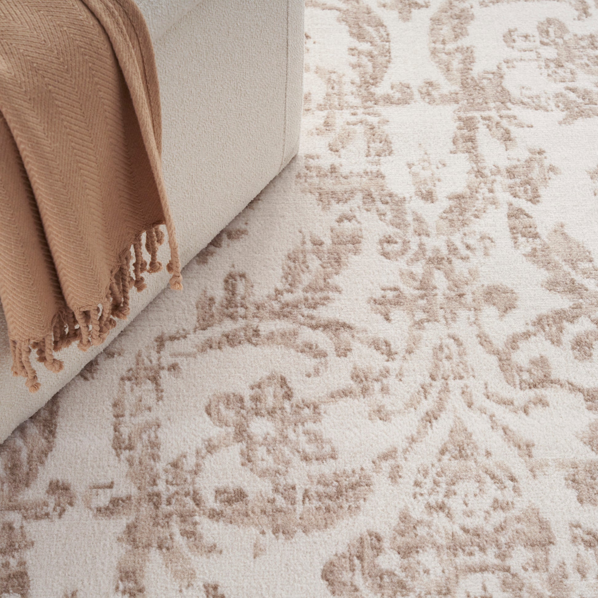Nourison Home Jubilant  Ivory Beige  Transitional