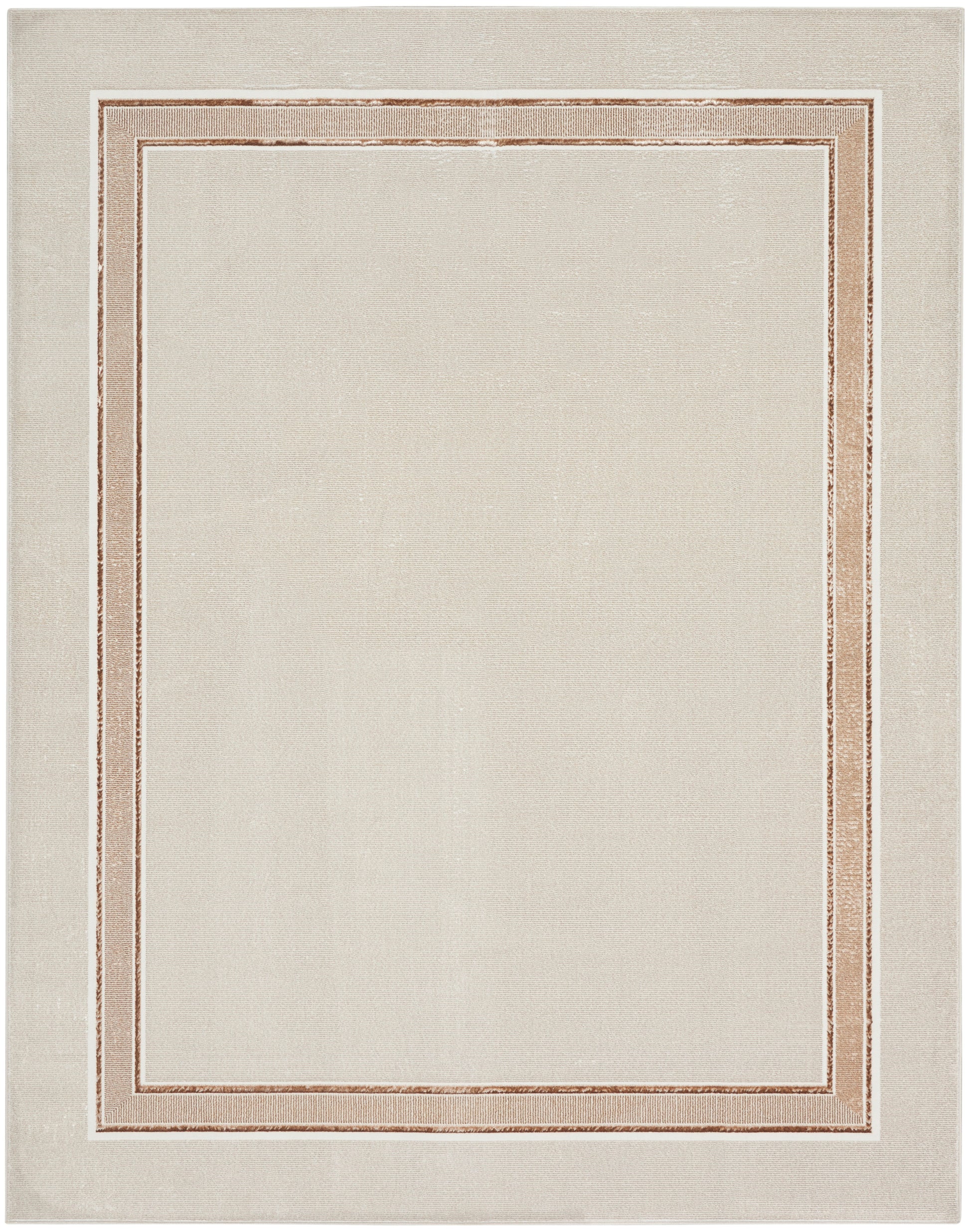 Nourison Home Glitz  Ivory Cream  Contemporary