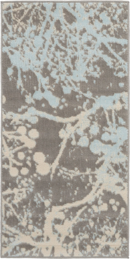 Nourison Home Jubilant JUB12 Grey Contemporary Power-loomed Rug
