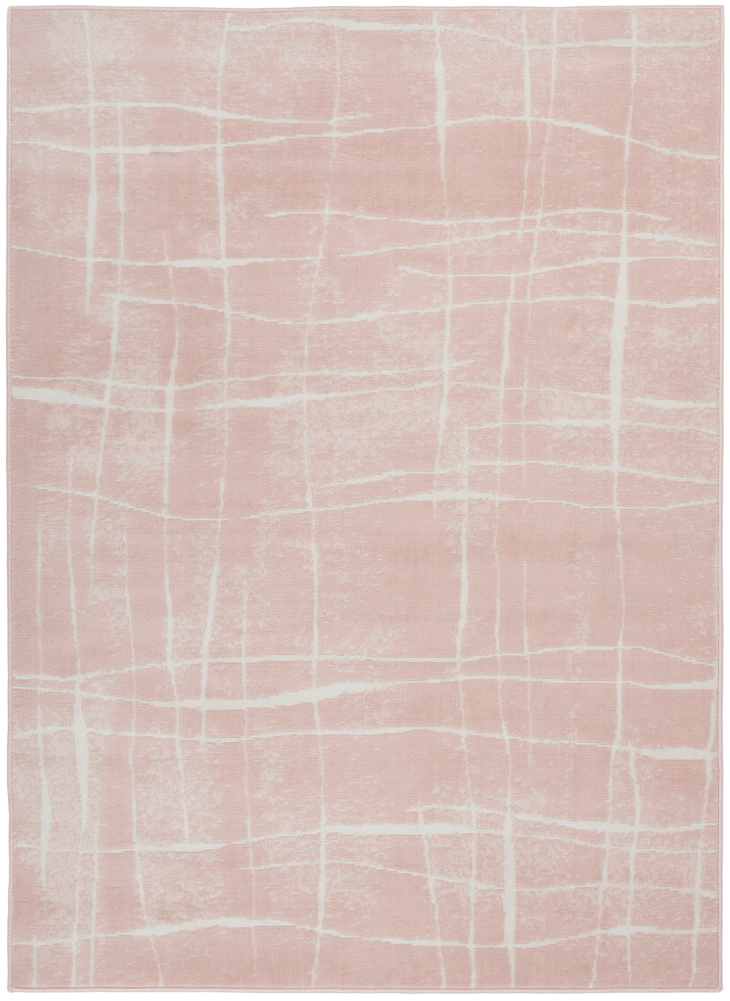 Nourison Home Whimsicle WHS09 Pink Ivory Contemporary Power-loomed Rug