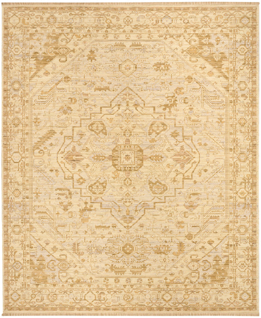 Nourison Home Antique Bloom  Beige  Traditional