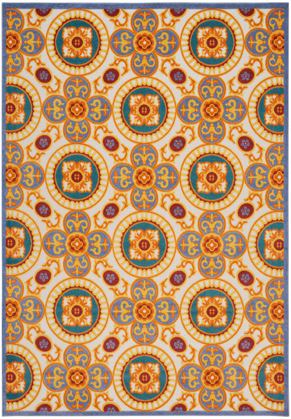 Nourison Home Aloha  Multicolor  Contemporary