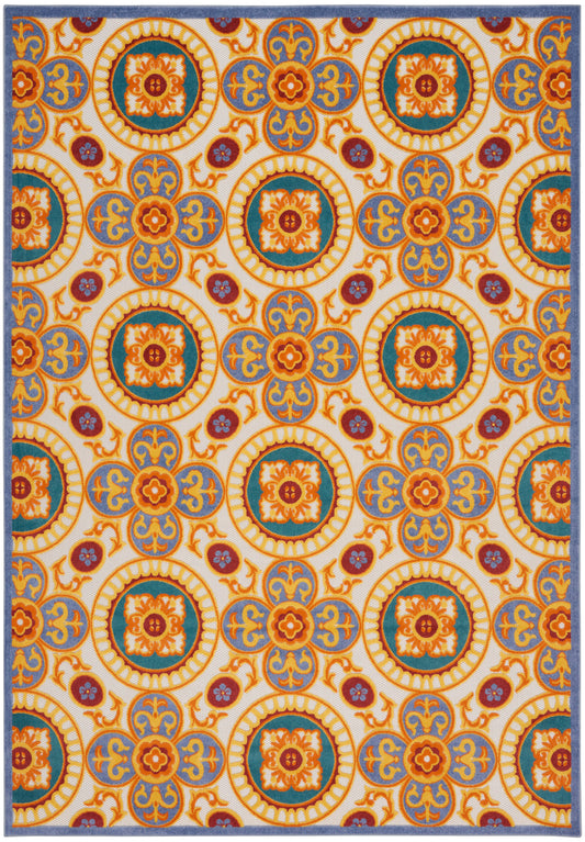 Nourison Home Aloha  Multicolor  Contemporary