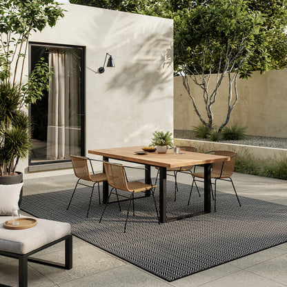 Nourison Home Horizon Indoor/Outdoor  Black  Contemporary