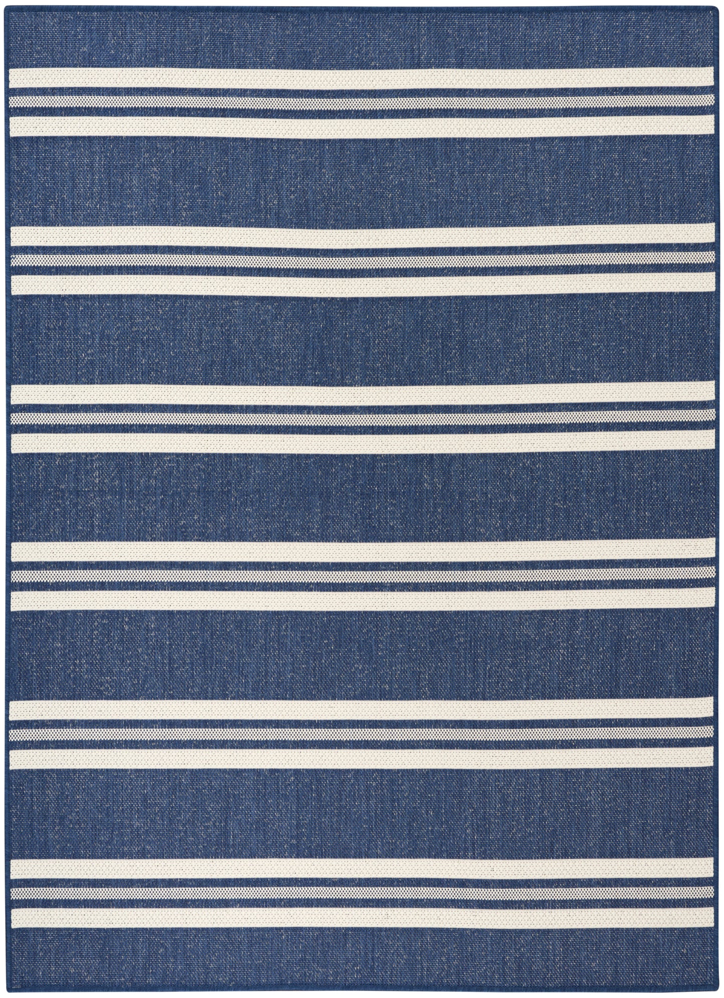 Nourison Home Horizon Indoor/Outdoor HOZ05 Navy Contemporary Power-loomed Rug