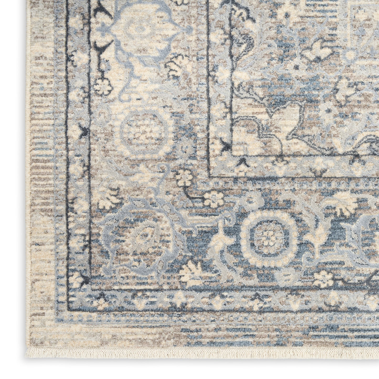Nourison Home Sultana  Ivory Blue  Traditional