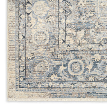 Nourison Home Sultana  Ivory Blue  Traditional