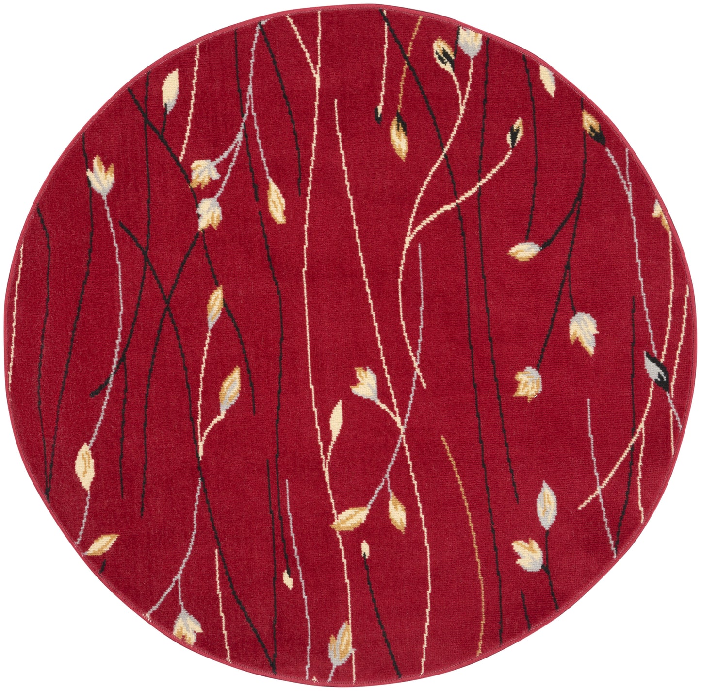 Nourison Home Grafix GRF15 Red Contemporary Power-loomed Rug