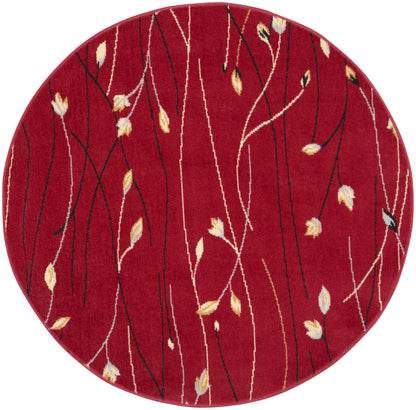 Nourison Home Grafix GRF15 Red Contemporary Power-loomed Rug