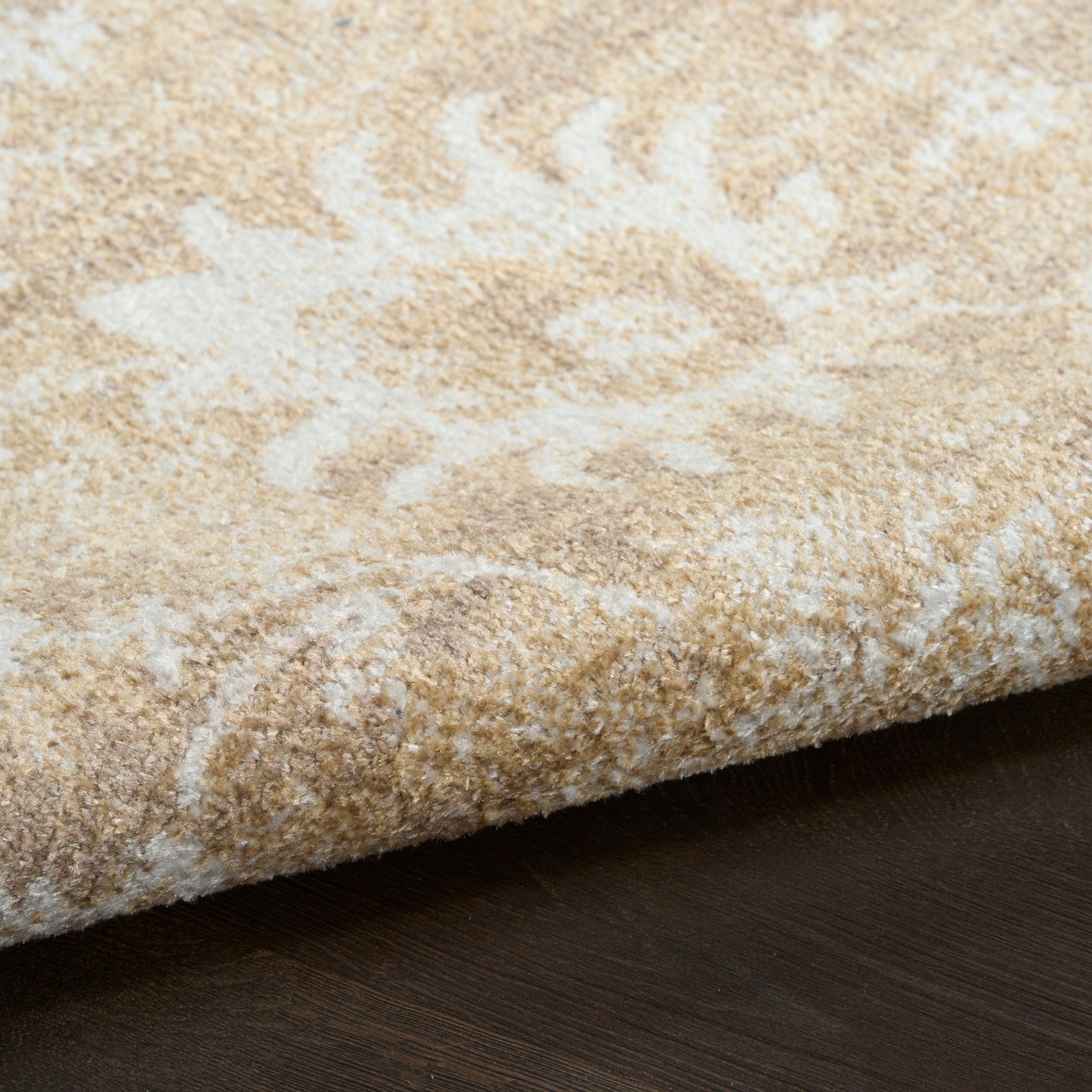 Nourison Home Astra Machine Washable  Ivory Gold  Traditional