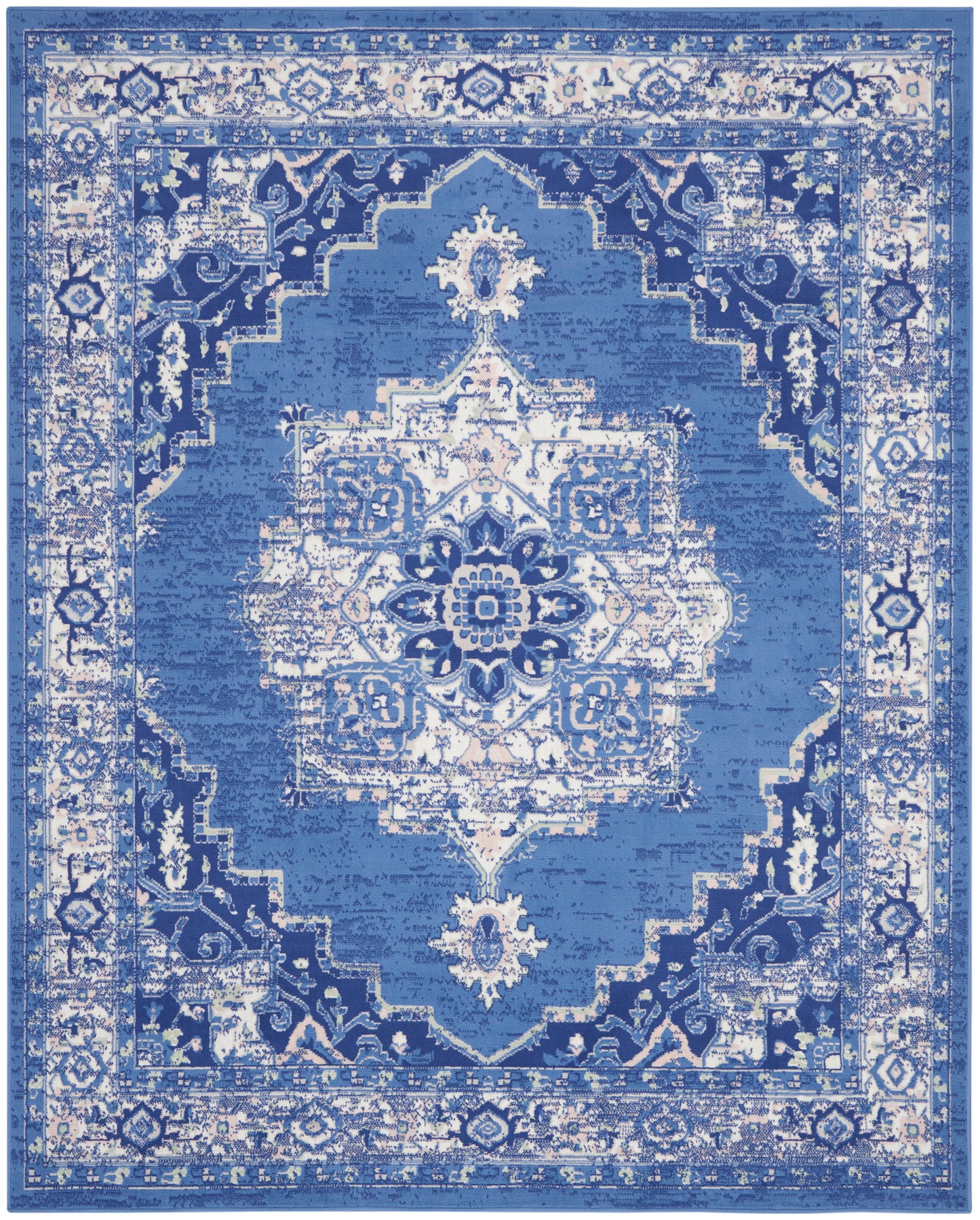 Nourison Home Whimsicle  Navy  Transitional