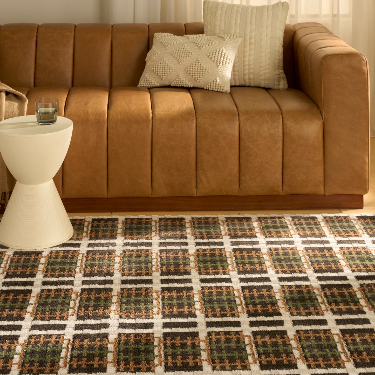 Nourison Home Nordic  Charcoal Multicolor  Contemporary