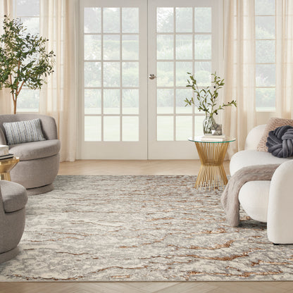 Nourison Home Glow  Grey Mocha  Contemporary