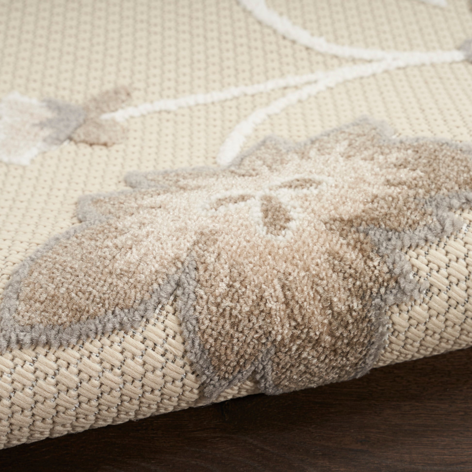 Nourison Home Aloha  Beige  Contemporary