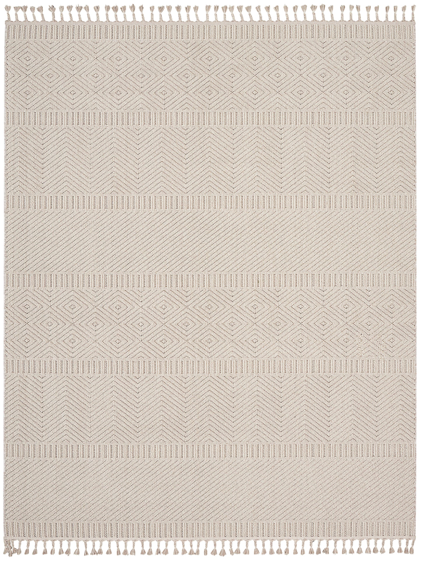 Nourison Home Paxton PAX06 Ivory Contemporary Power-loomed Rug