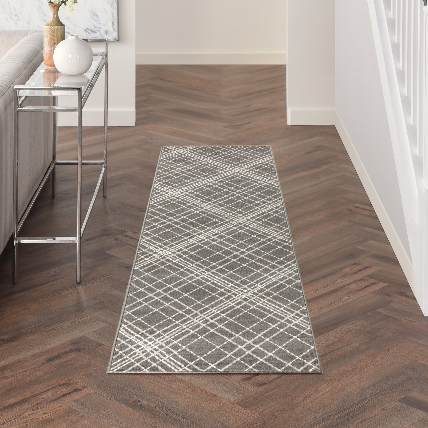 Nourison Home Jubilant  Grey  Contemporary