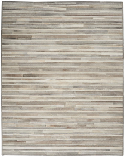 Calvin Klein Home Prairie PRA1 Silver Contemporary Woven Rug