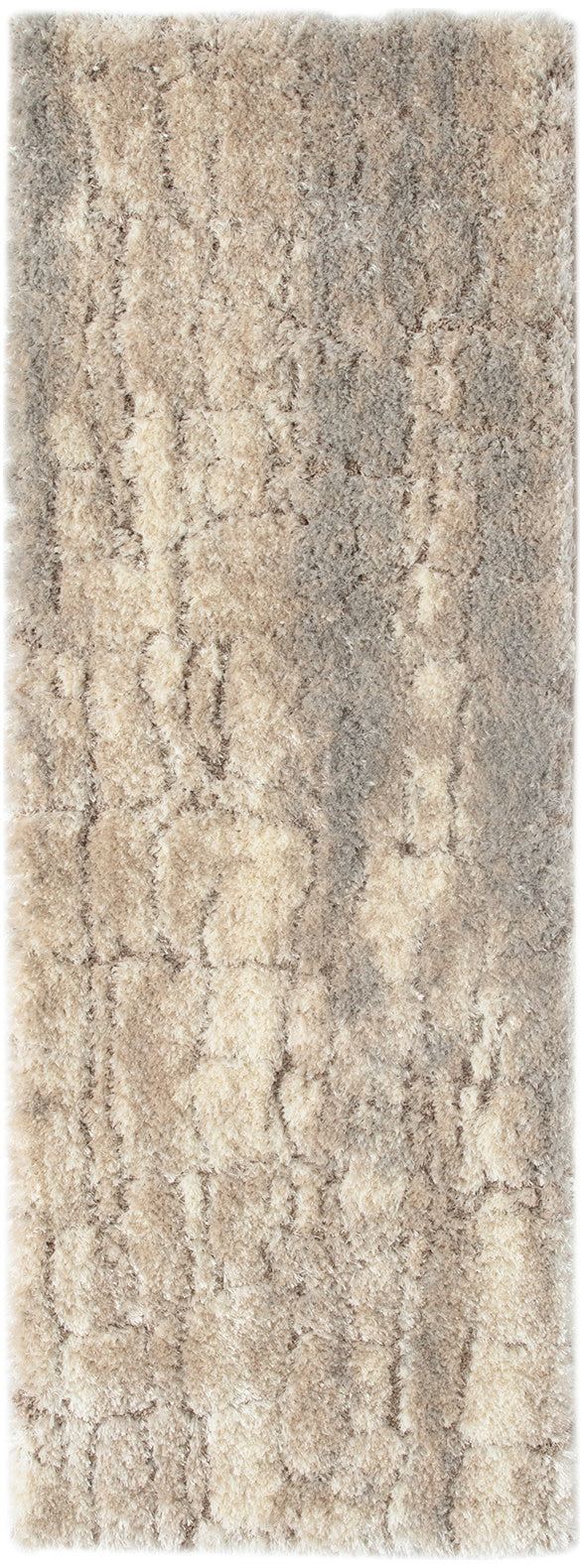 Nourison Home Dreamy Shag DRS09 Ivory Beige Contemporary Power-loomed Rug