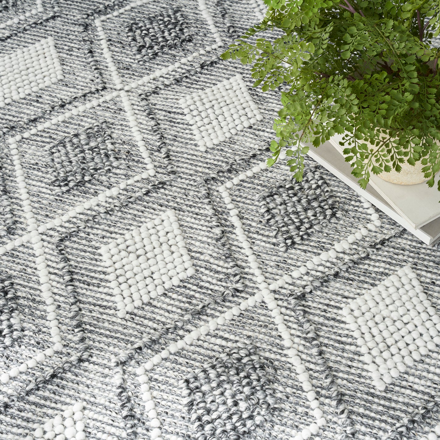 Nicole Curtis Series 3  Grey Ivory  Contemporary