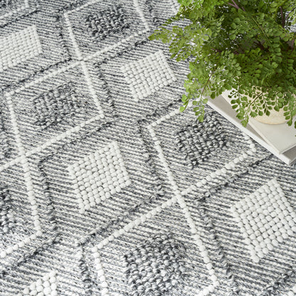 Nicole Curtis Series 3  Grey Ivory  Contemporary