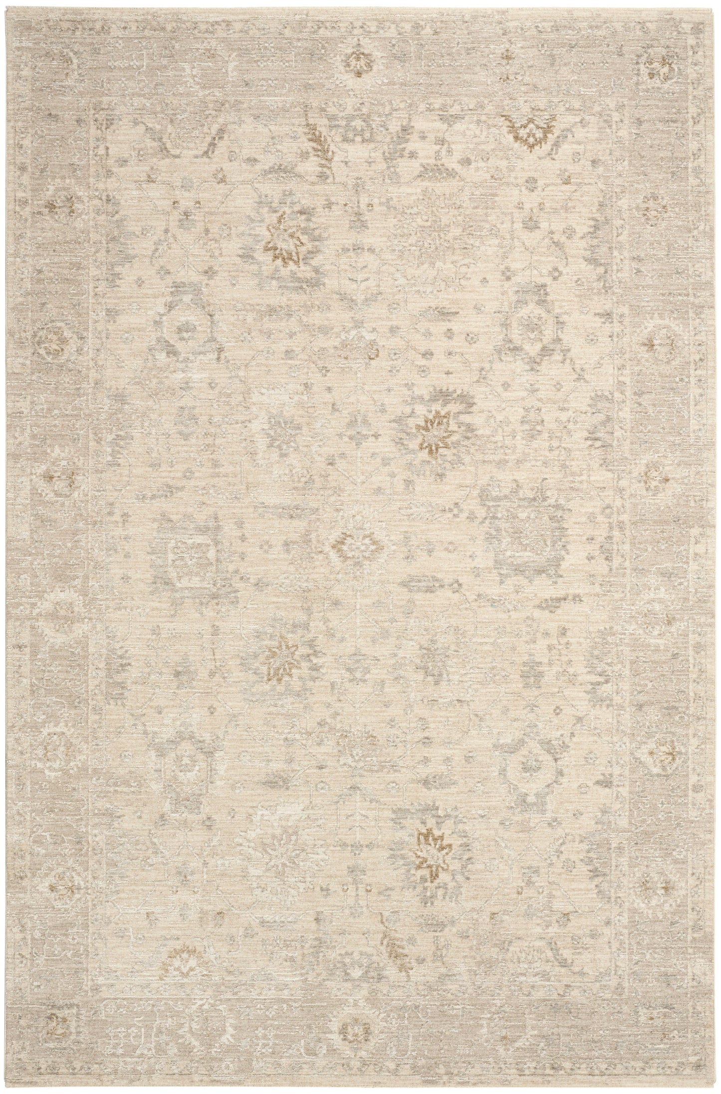 Nourison Home Moonlit  Ivory Grey  Traditional