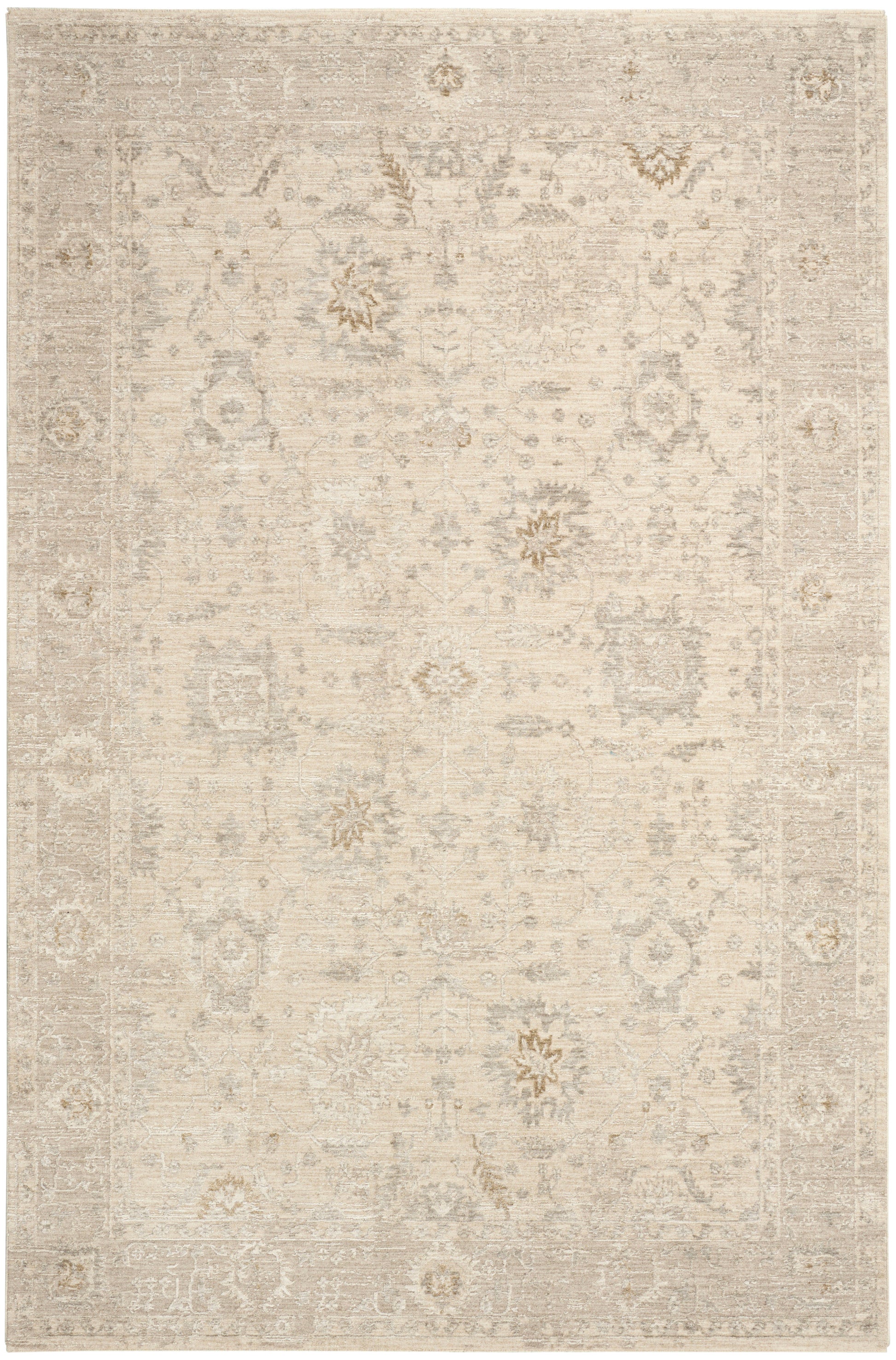 Nourison Home Moonlit  Ivory Grey  Traditional