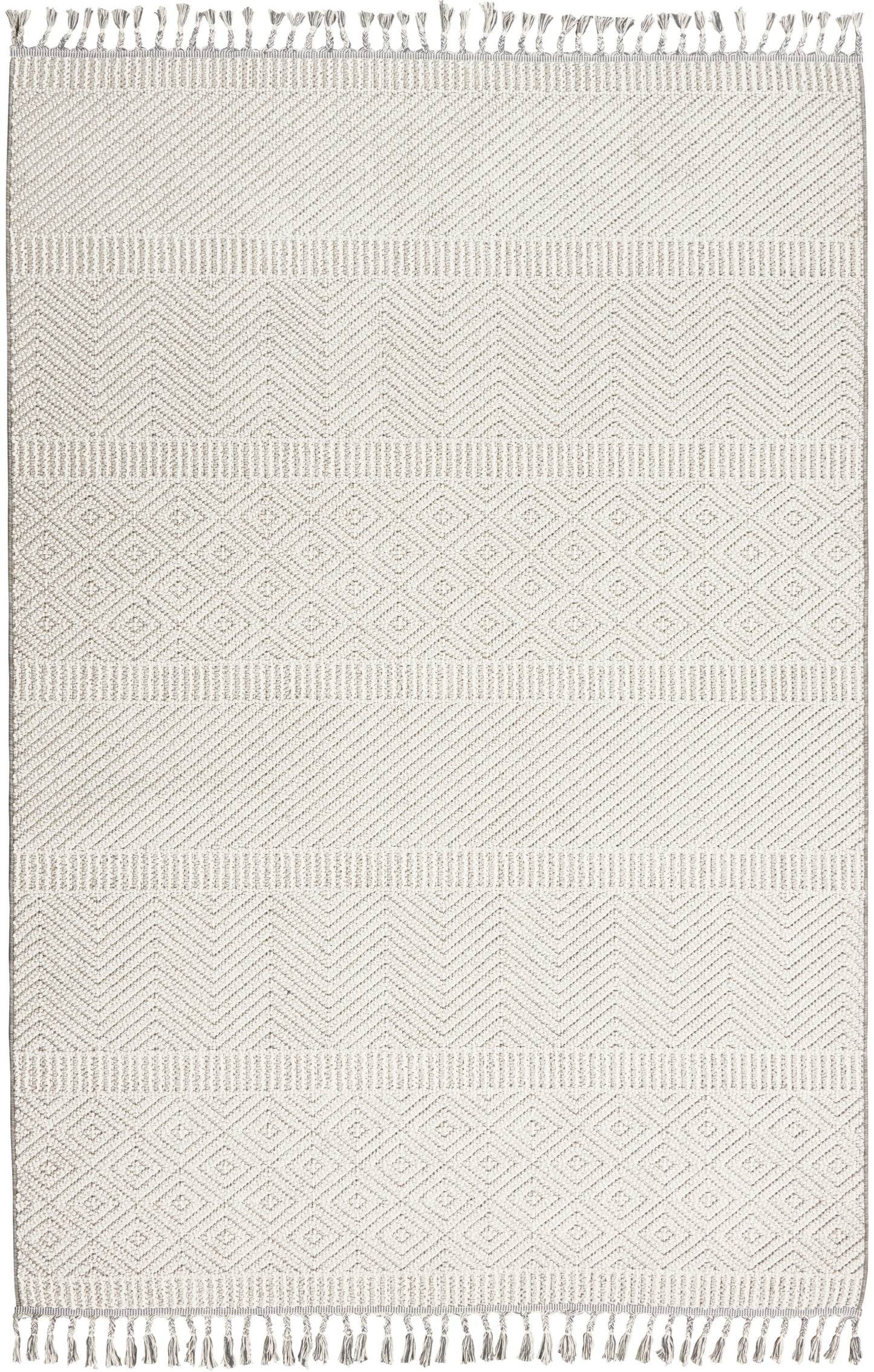 Nourison Home Paxton PAX06 Grey Ivory Contemporary Power-loomed Rug