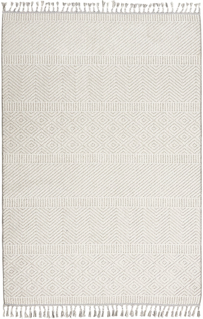 Nourison Home Paxton PAX06 Grey Ivory Contemporary Power-loomed Rug