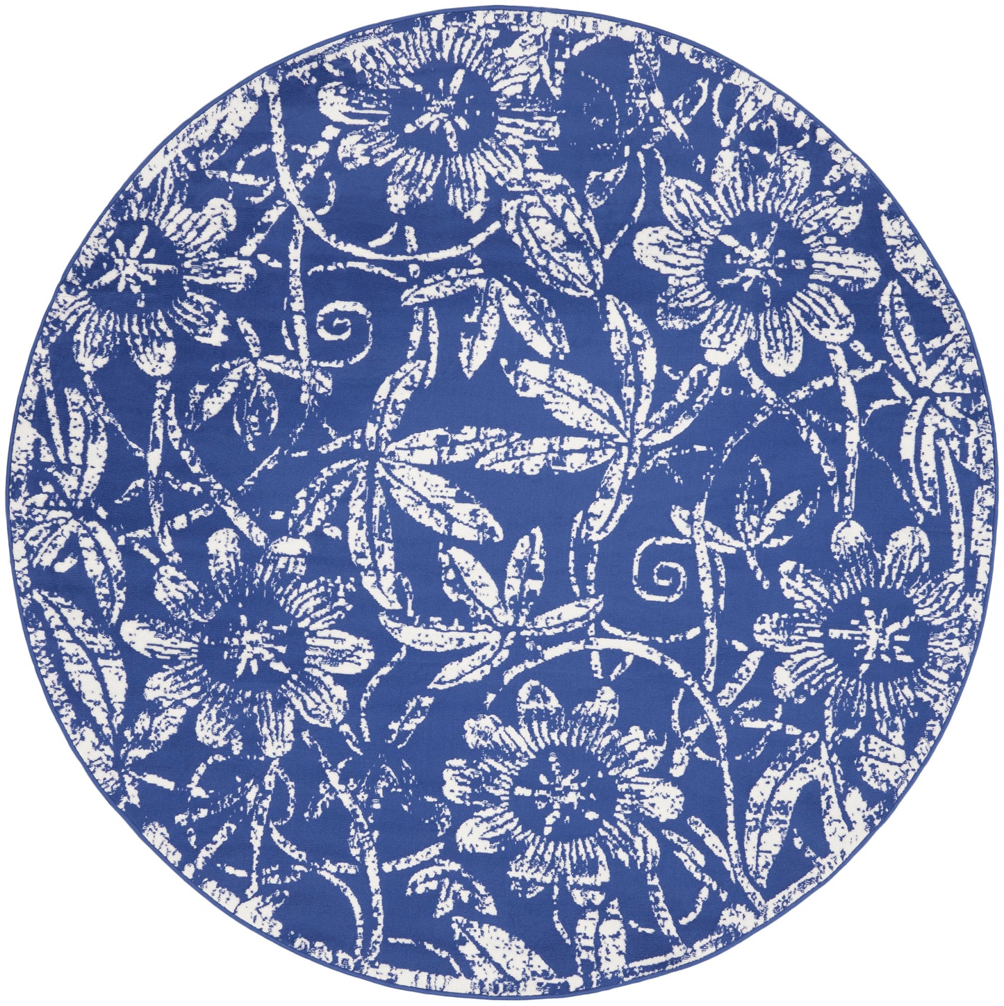 Nourison Home Whimsicle WHS05 Navy Contemporary Power-loomed Rug
