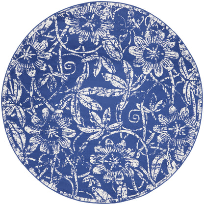 Nourison Home Whimsicle WHS05 Navy Contemporary Power-loomed Rug