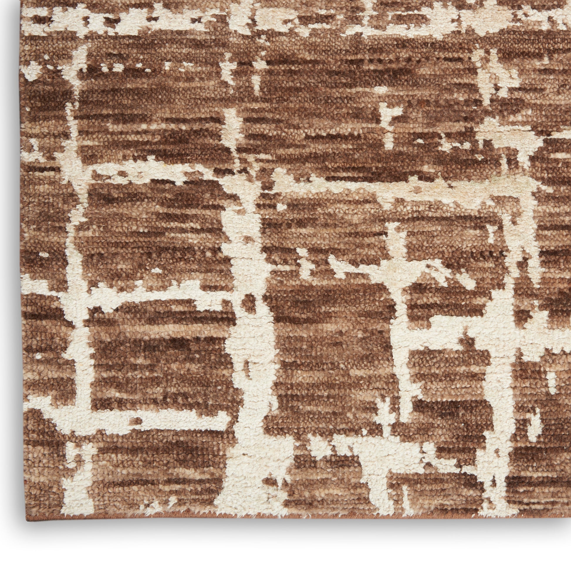 Nourison Home Luna  Mocha Ivory  Contemporary