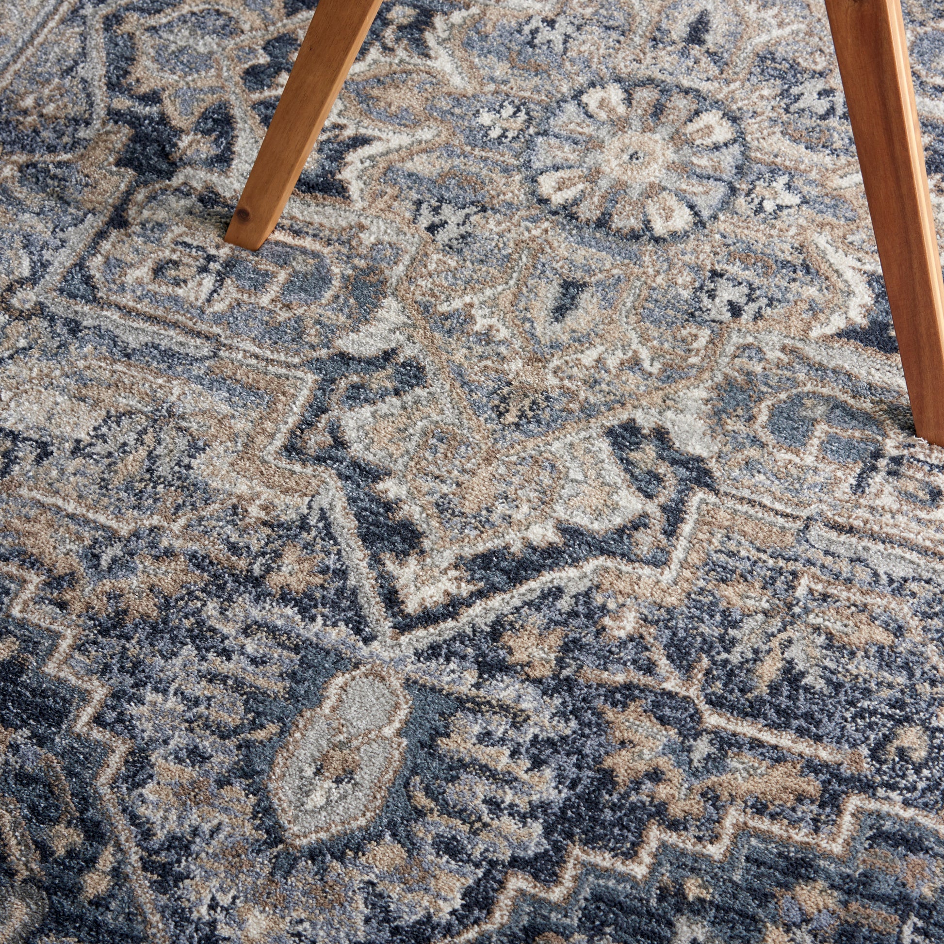 Nourison Home Moroccan Celebration  Navy  Traditional