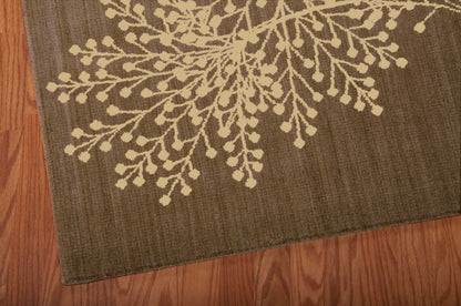 Nourison Home Capri  Chocolate  Contemporary