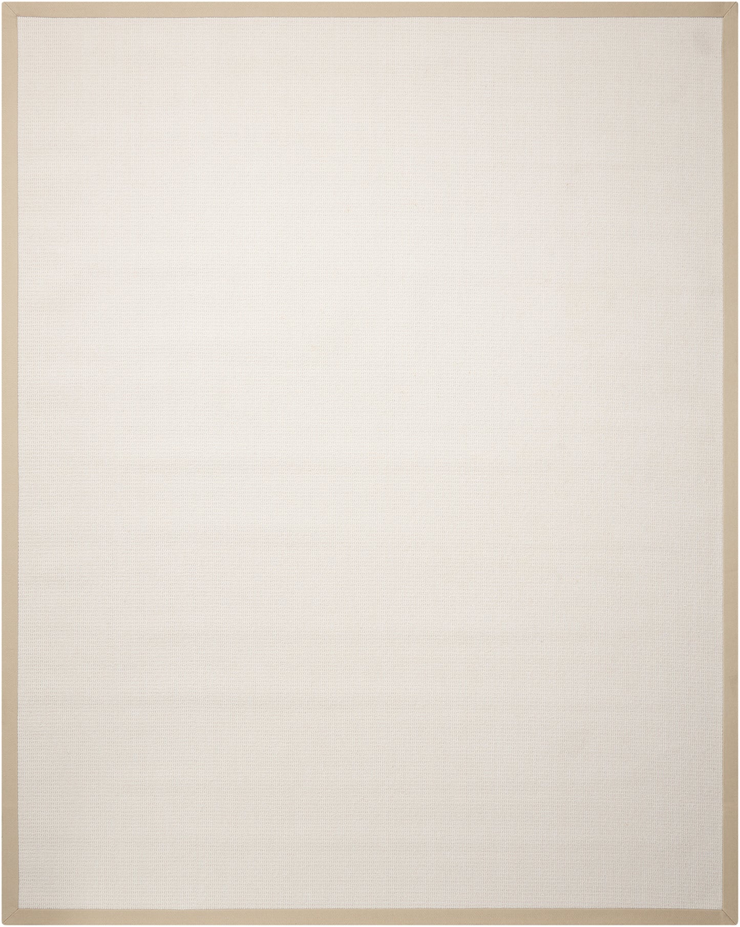 Nourison Home Sisal Soft SSF02 White Contemporary Tufted Rug