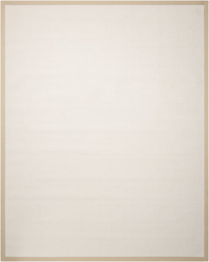 Nourison Home Sisal Soft SSF02 White Contemporary Tufted Rug