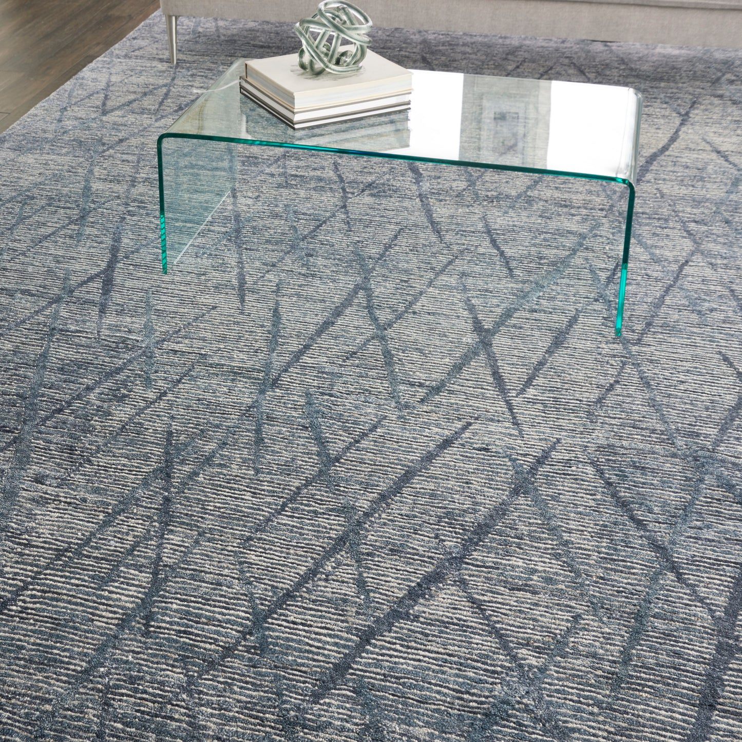 Nourison Home OCEAN  Indigo  Contemporary