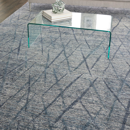 Nourison Home OCEAN  Indigo  Contemporary