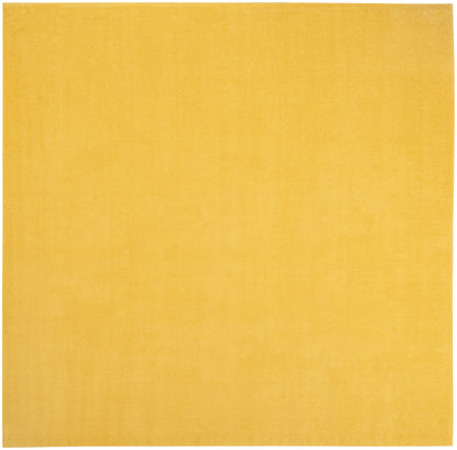 Nourison Home Nourison Essentials NRE01 Yellow Contemporary Power-loomed Rug