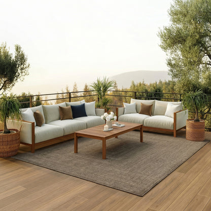 Nourison Home Tulum  Brown  Contemporary