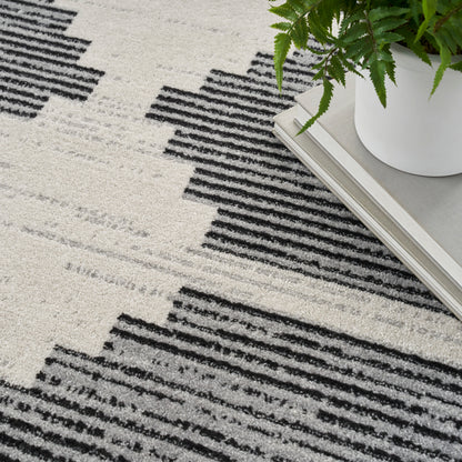 Nourison Home Modern Passion  Ivory Grey  Contemporary