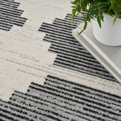 Nourison Home Modern Passion  Ivory Grey  Contemporary