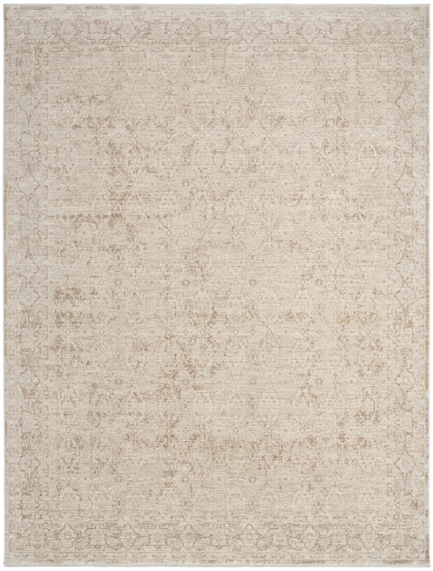 Nourison Home Shadows SHW04 Ivory Grey Traditional Loom-woven Rug