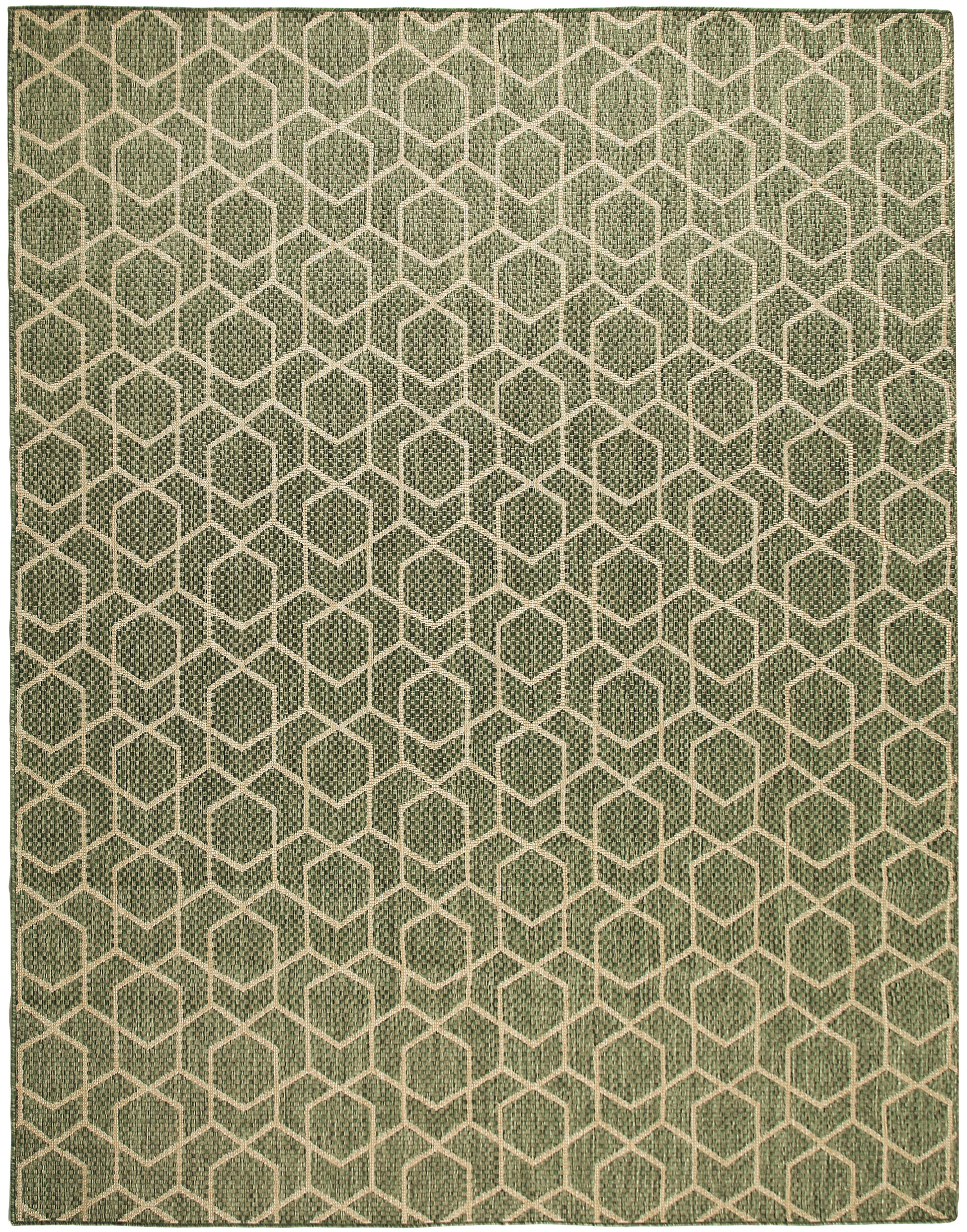 Nourison Home Horizon Indoor/Outdoor  Green  Contemporary