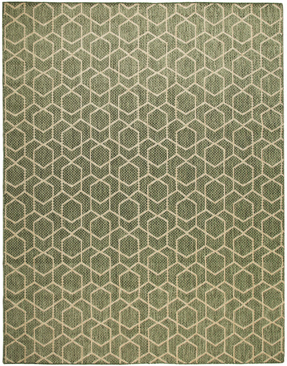 Nourison Home Horizon Indoor/Outdoor  Green  Contemporary