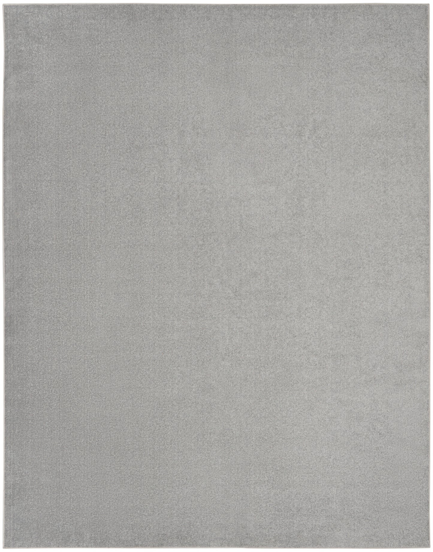 Nourison Home Nourison Essentials NRE01 Silver Grey Contemporary Power-loomed Rug