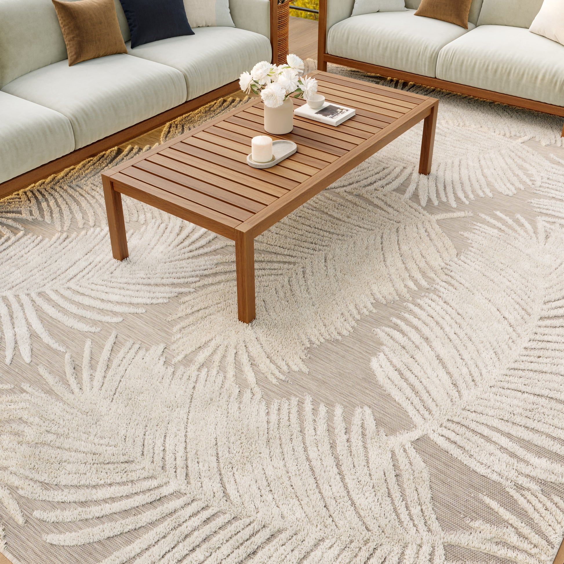 Nourison Home Suncoast  Beige  Contemporary